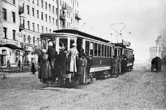 Трамвай начала 1920-х годов