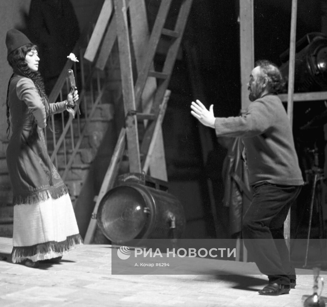 Съемки фильма "Саят-Нова"