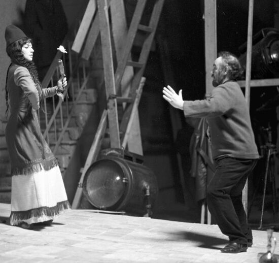 Съемки фильма "Саят-Нова"