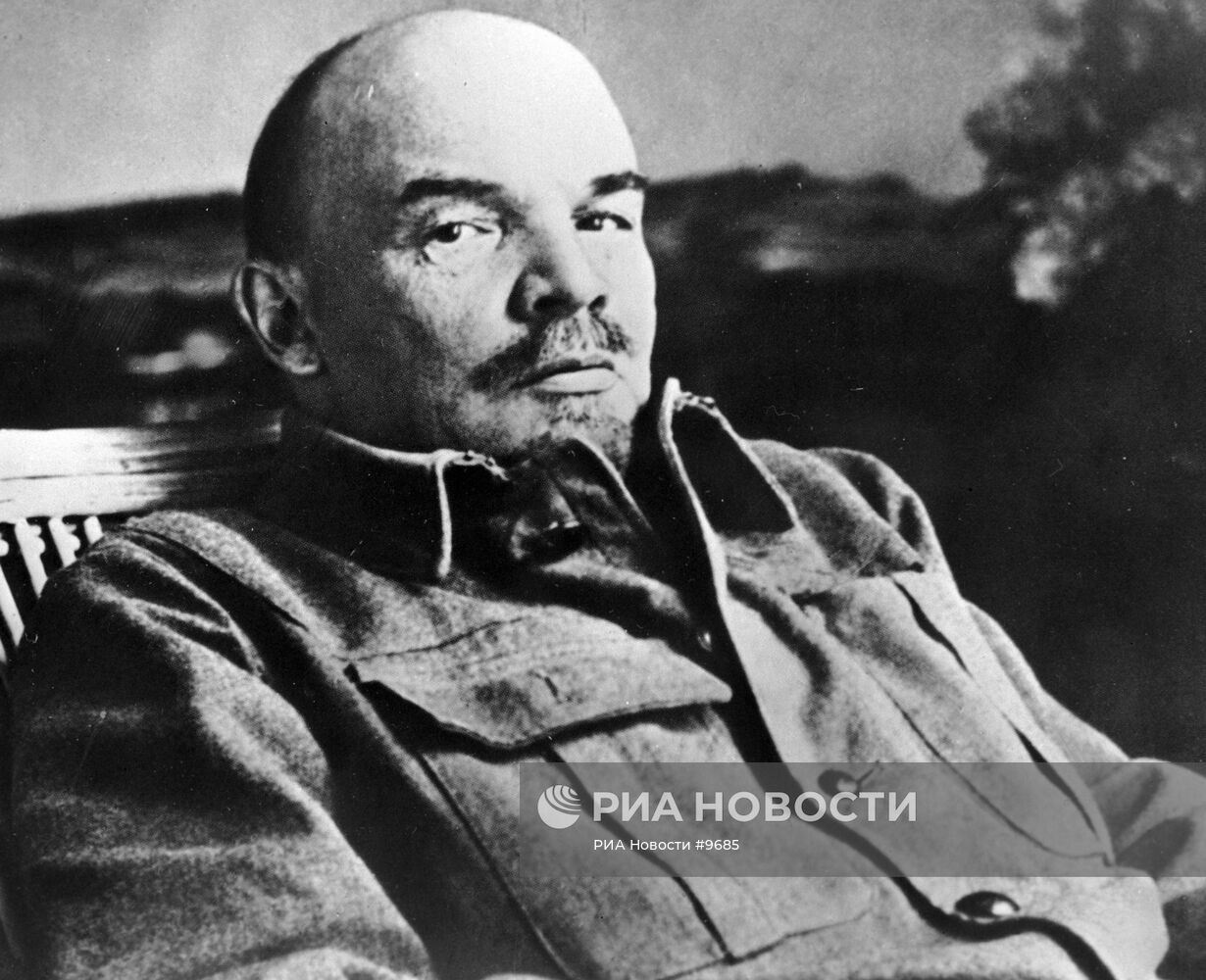 В.И. Ленин в Горках