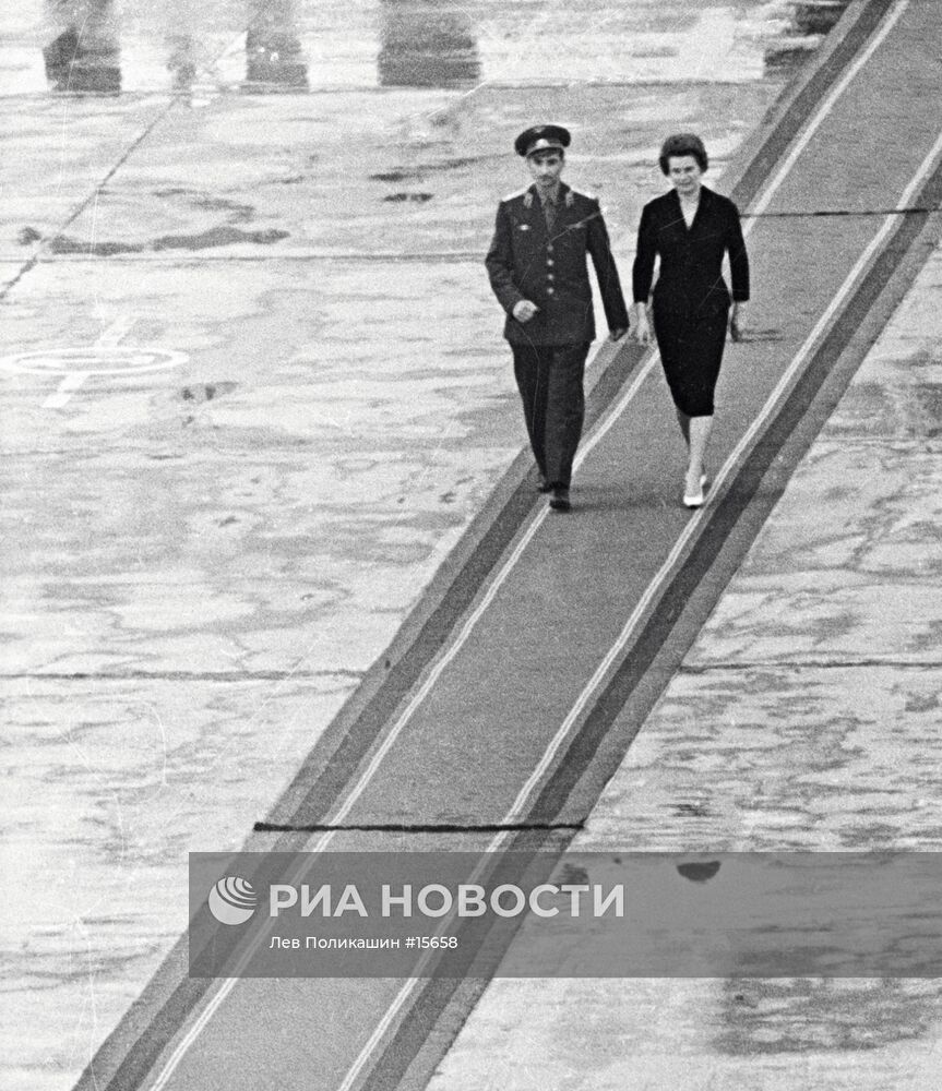 Валентина Терешкова и Валерий Быковский