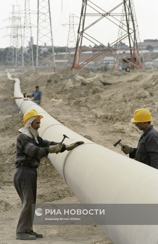 Строительство газопровода