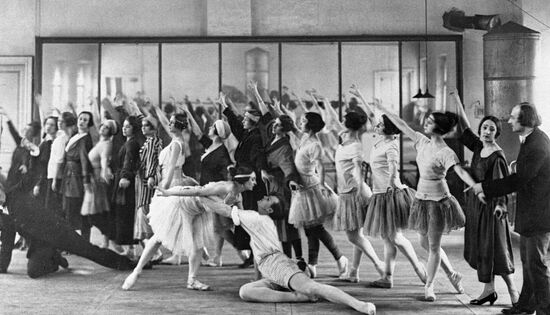 Репетиция балета "Жизель"