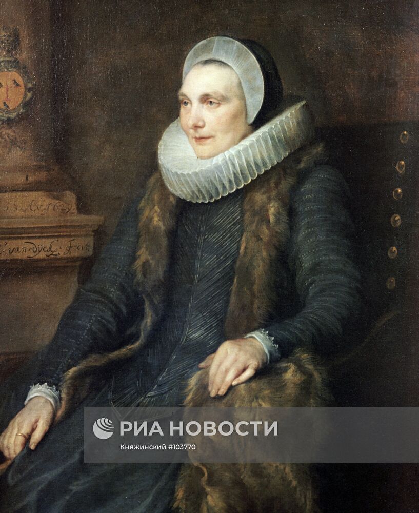 Репродукция картины "Портрет жены Андриана Стевенса"