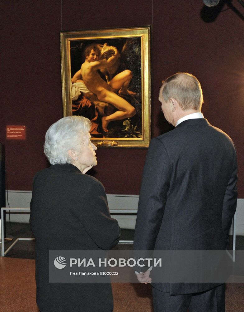 В.Путин посетил ГМИИ имени Пушкина