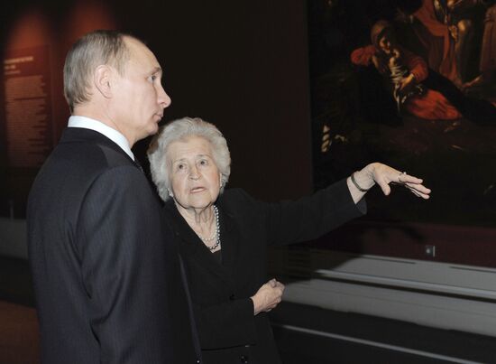 В.Путин посетил ГМИИ имени Пушкина