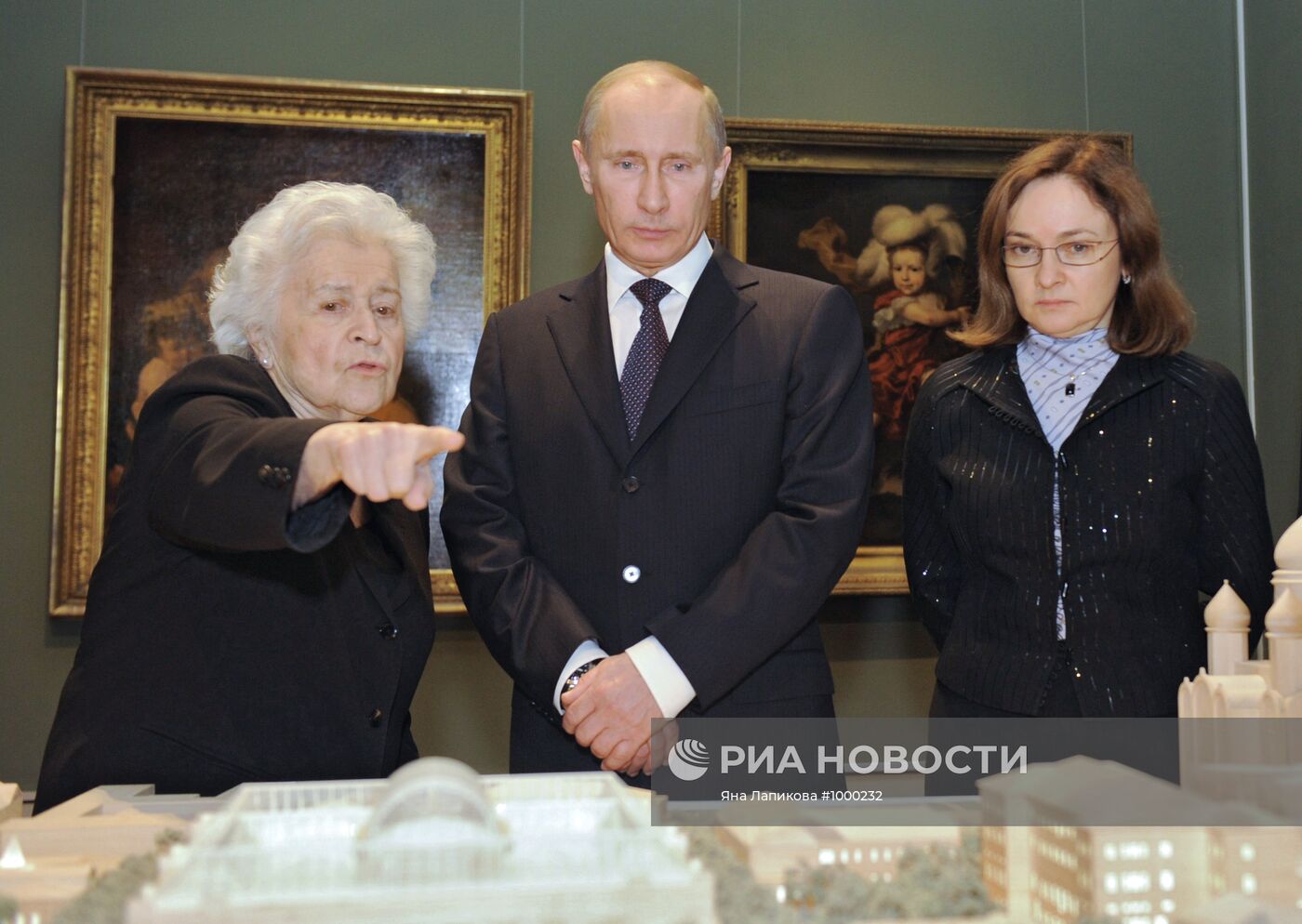В.Путин посетил ГМИИ имени Пушкина