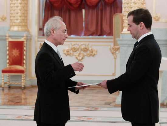 Дмитрий Медведев принял верительные грамоты послов ряда стран