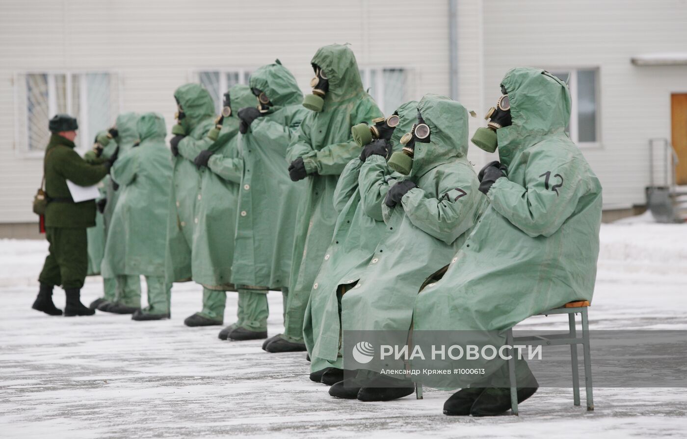 Подготовка офицеров в зимних условиях на 41-ом полигоне