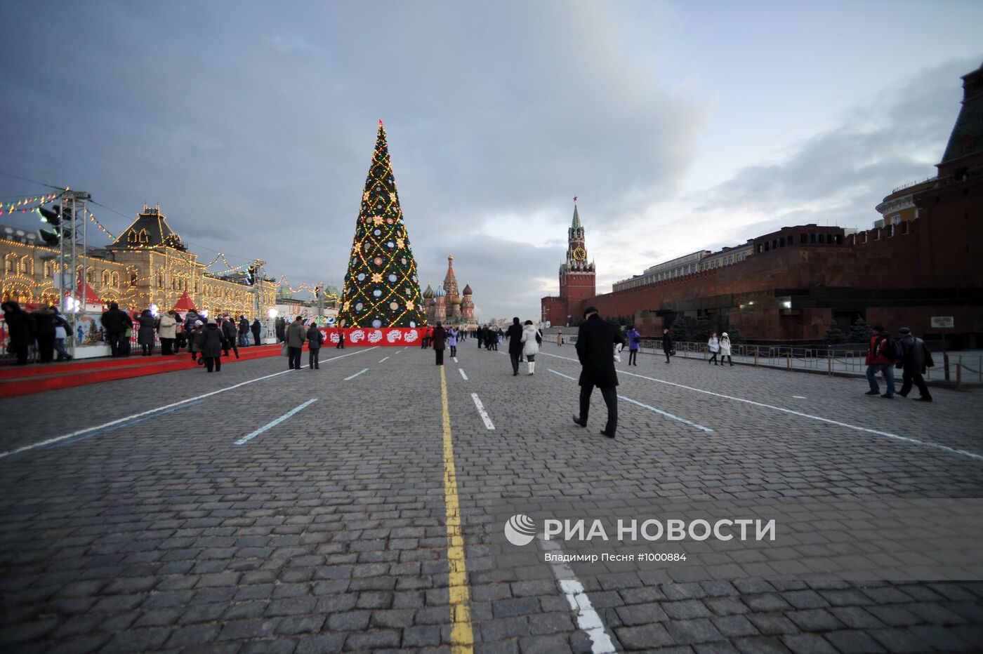 Новогодние елки в Москве