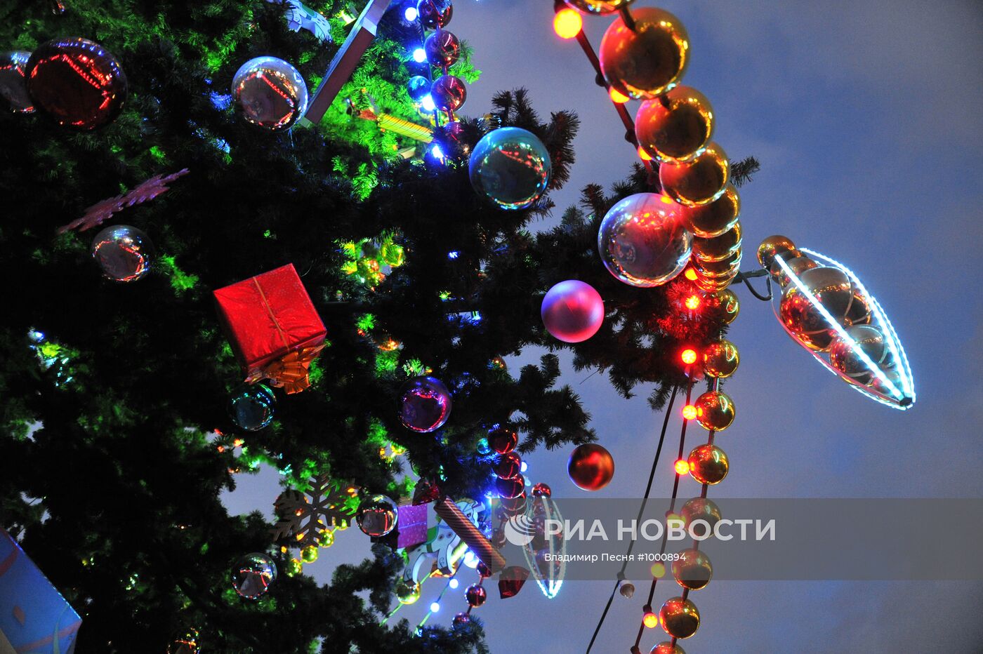 Новогодние елки в Москве