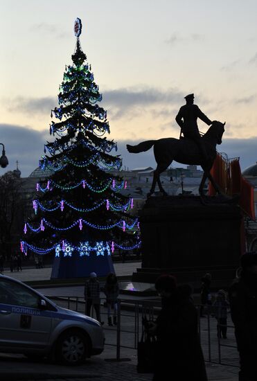 Новогодние елки в Москве