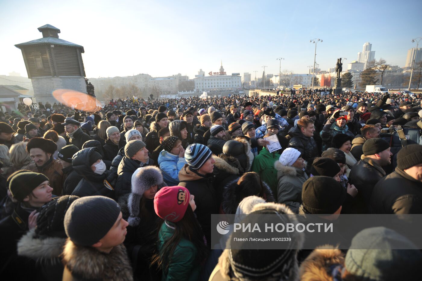 Массовые акции протеста в регионах России