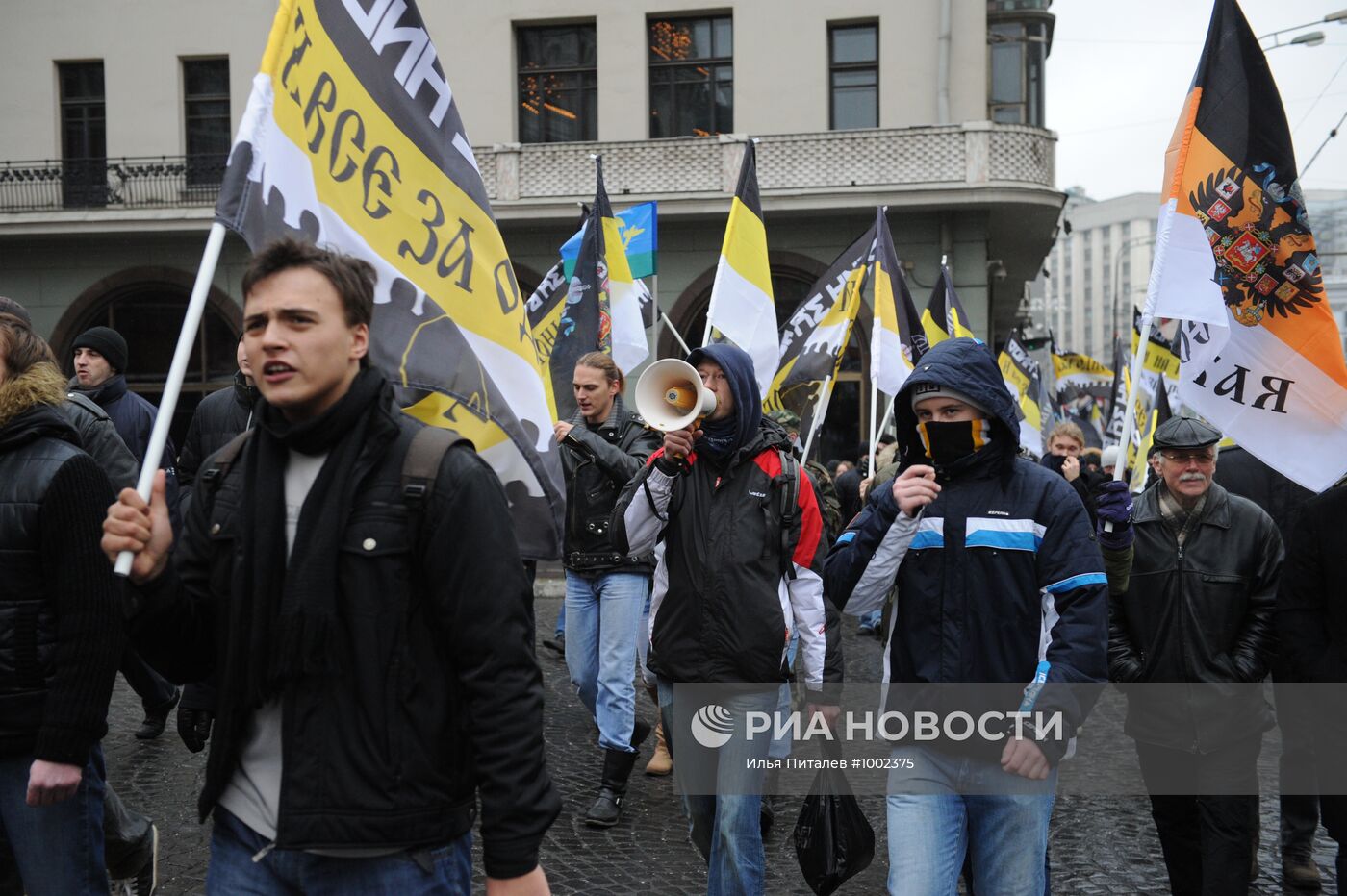 Акция протеста на Площади Революции в Москве