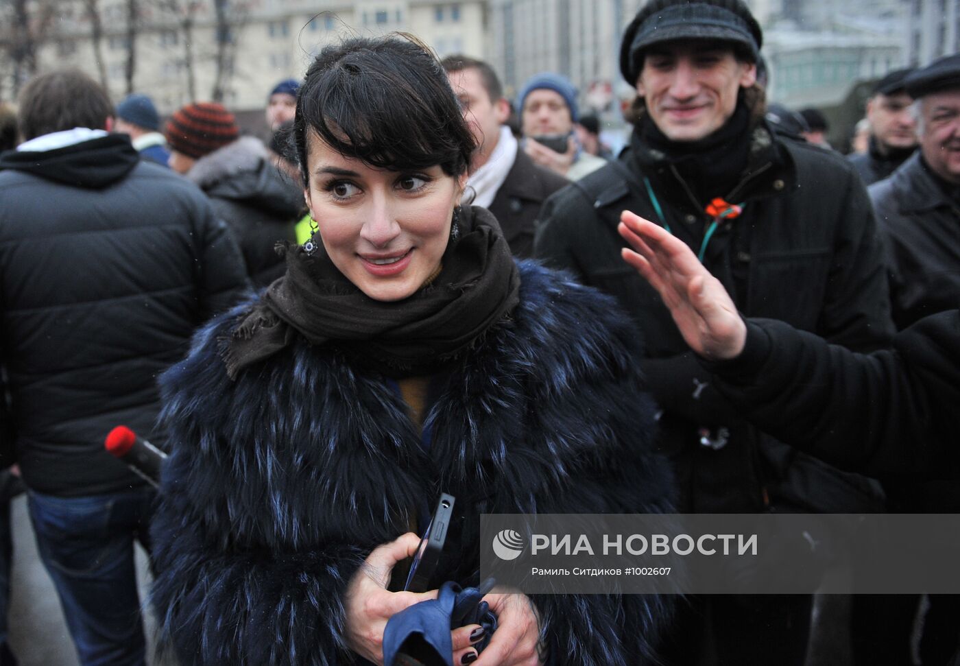 Акция протеста на Площади Революции в Москве