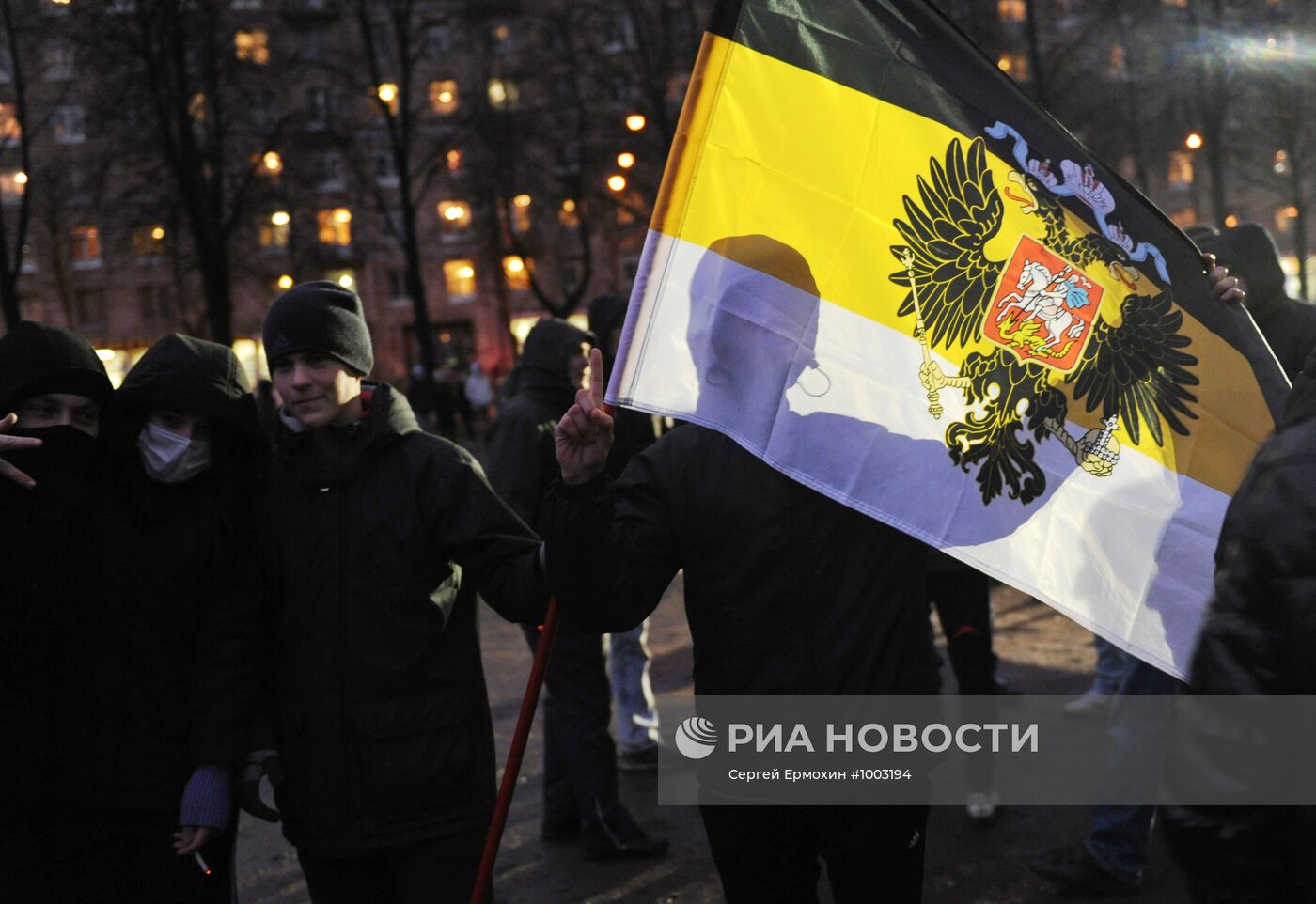 Шествие националистов в Санкт-Петербурге