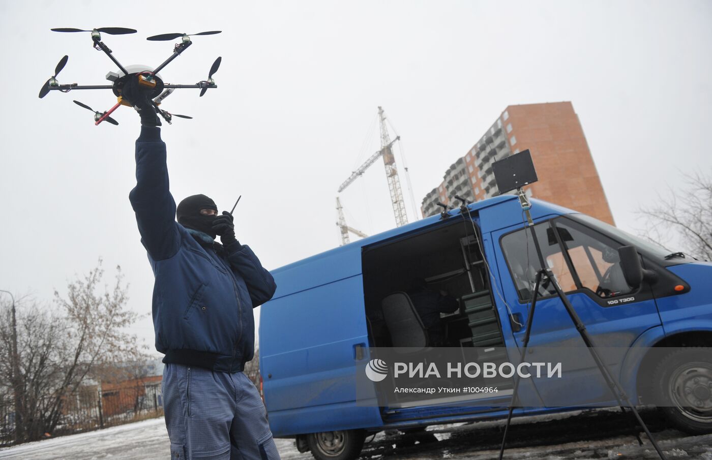 Презентация новых беспилотников "Шестикоптер"