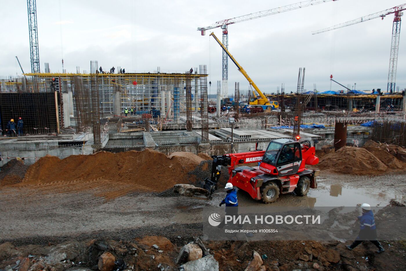 Строительство нового терминала "Пулково"