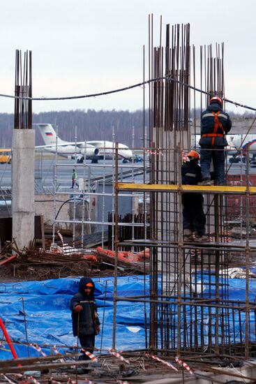 Строительство нового терминала "Пулково"