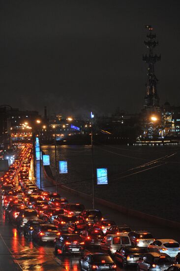 Аномально теплый декабрь в Москве