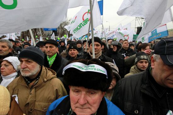 Митинг партии "Яблоко" против фальсификации выборов