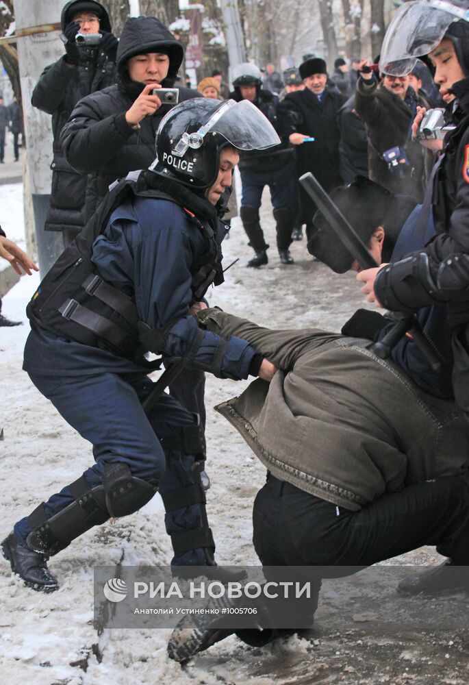 Массовые беспорядки в Казахстане