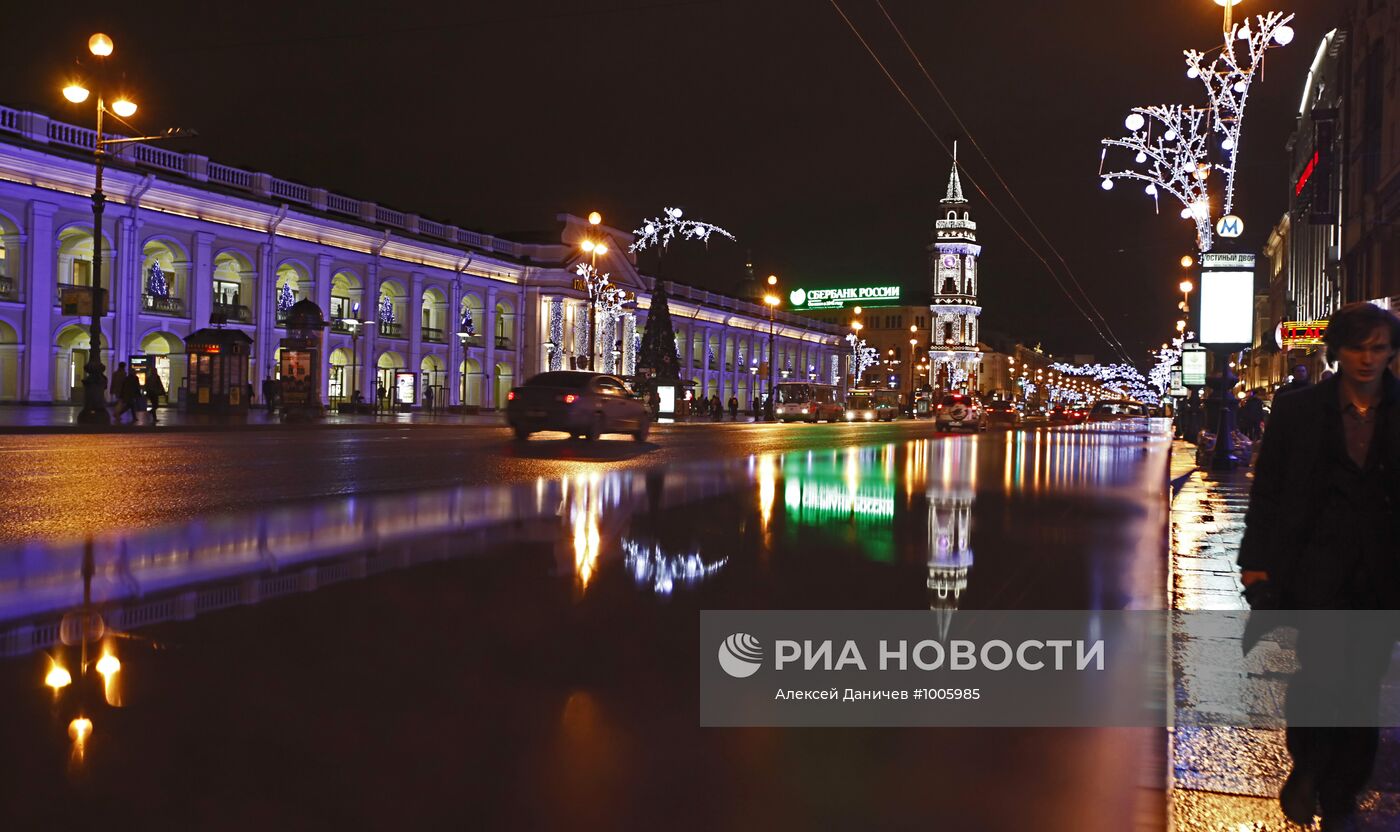 Украшение Санкт-Петербурга к Новому году