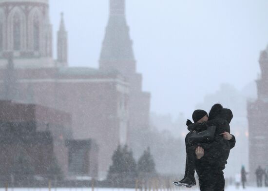 Метель в Москве