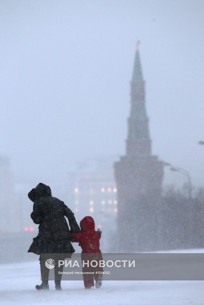 Метель в Москве