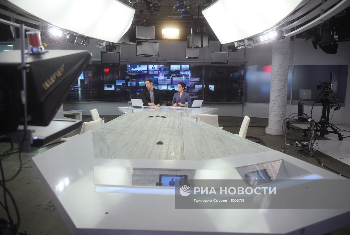 Работа телеканала "Дождь"