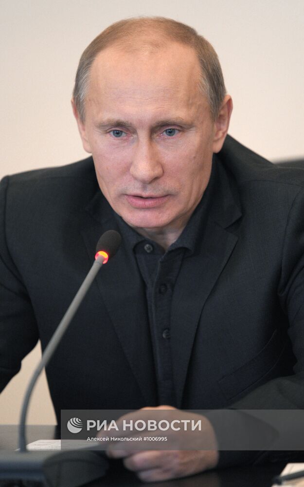 Рабочая поездка Владимира Путина в Гудермес