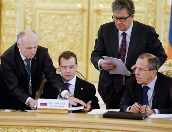 Саммит глав государств-членов ОДКБ в Кремле