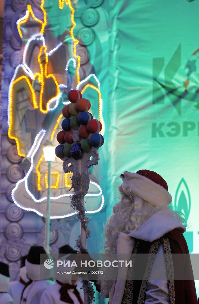 Начало работы Рождественской ярмарки в Санкт-Петербурге