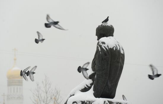 Снегопад в Москве