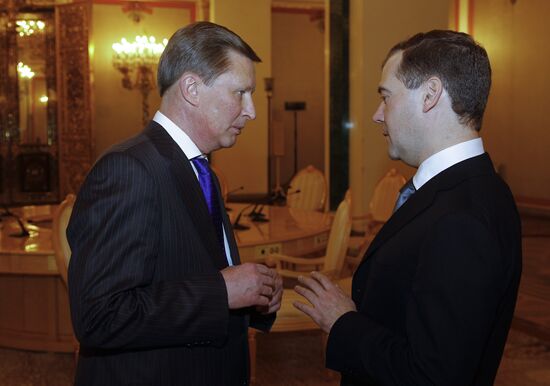 Д.Медведев провел ряд встреч 22 декабря 2011 г.