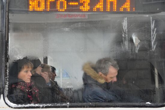 Снегопад в Москве