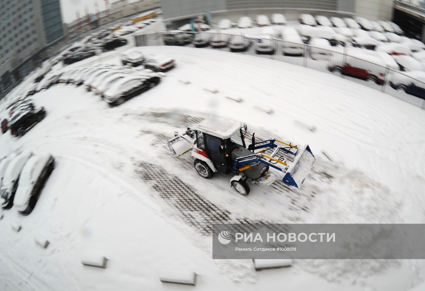 Снегопад в Москве