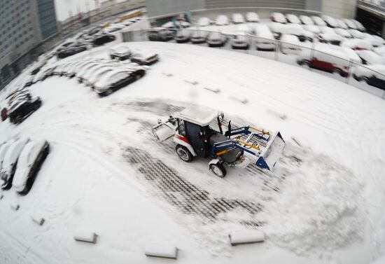 Снегопад в Москве