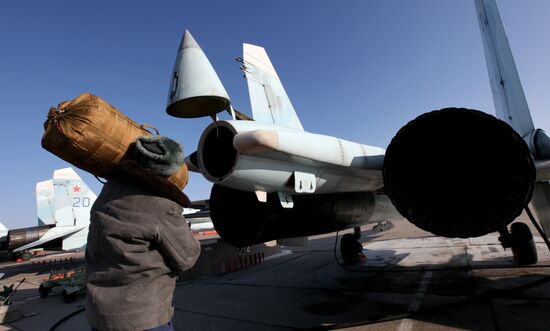 Военный аэродром в Приморском крае