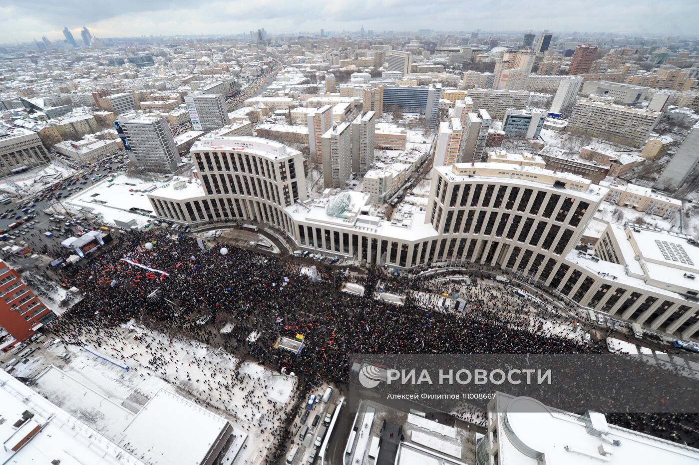 Митинг оппозиции "За честные выборы" в Москве