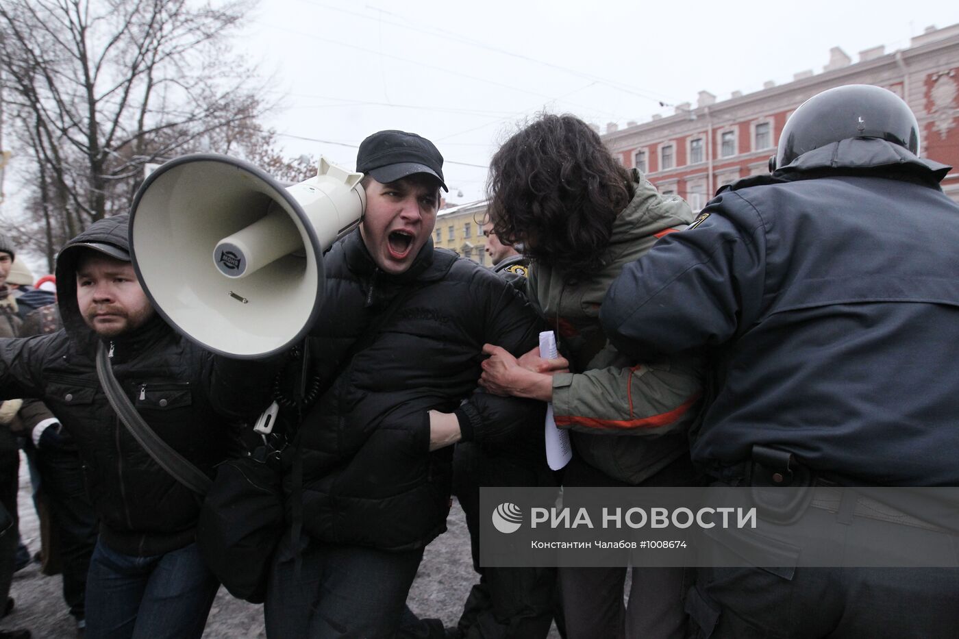 Массовые акции в регионах России 24 декабря 2011 года