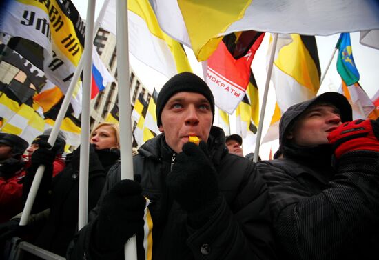 Митинг оппозиции "За честные выборы" в Москве