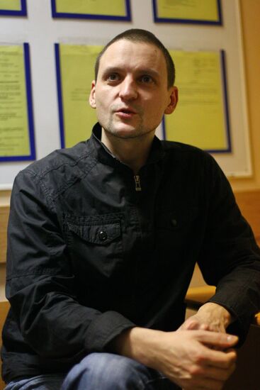 Сергей Удальцов в мировом суде Тверского района