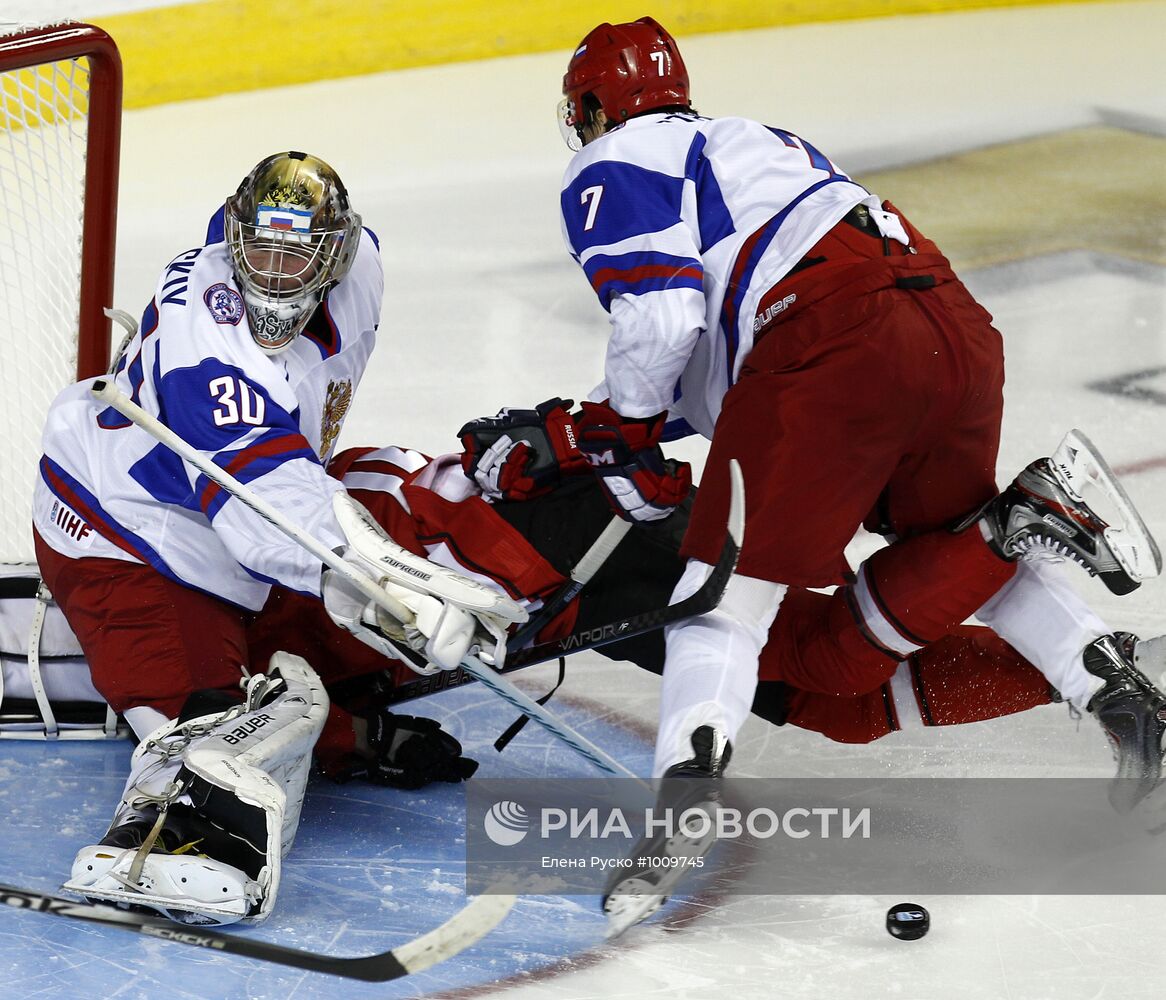 Хоккей. Молодежный ЧМ-2012. Матч Швейцария - Россия