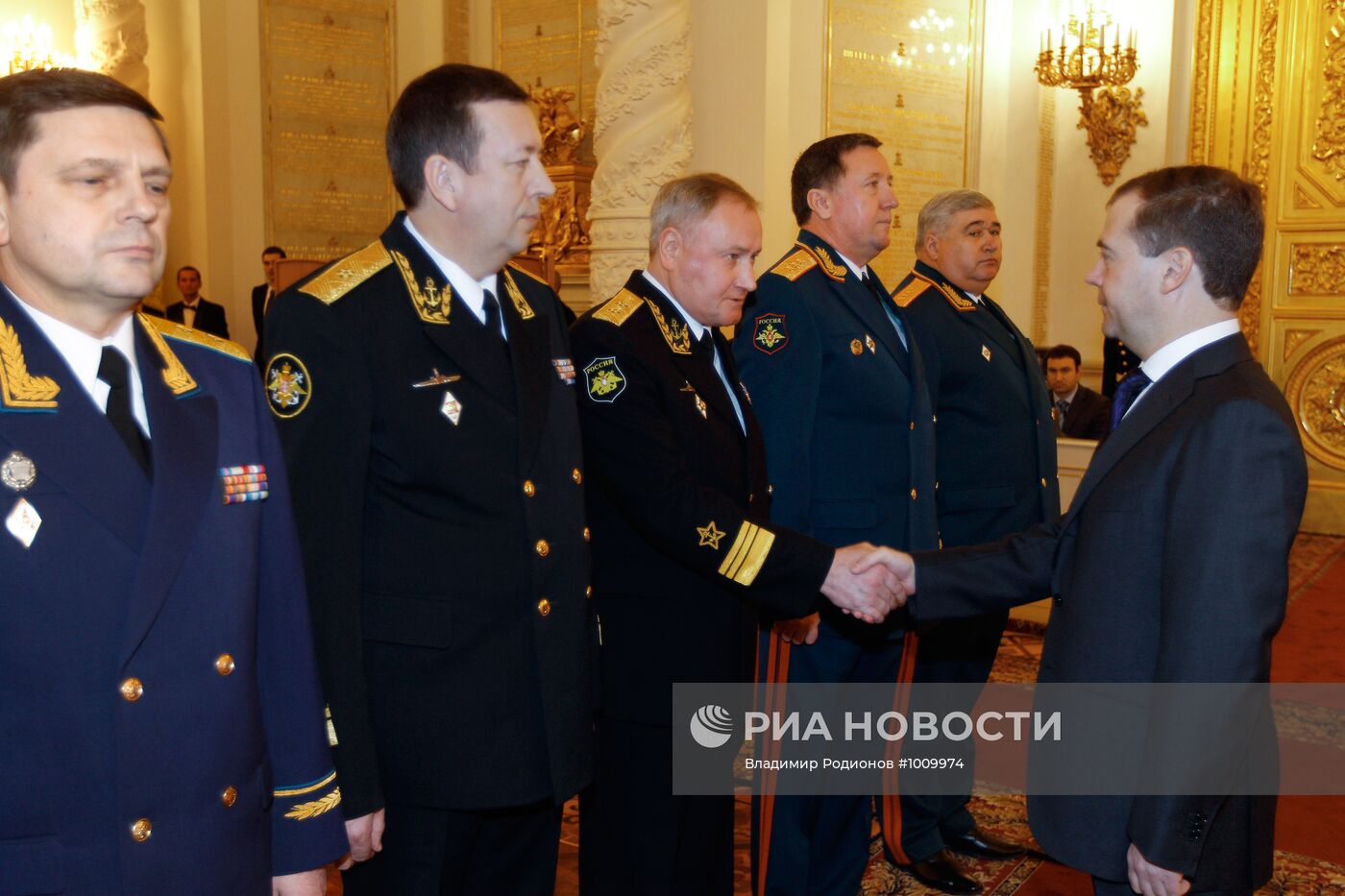 Встреча Д.Медведева с высшими офицерами в Кремле