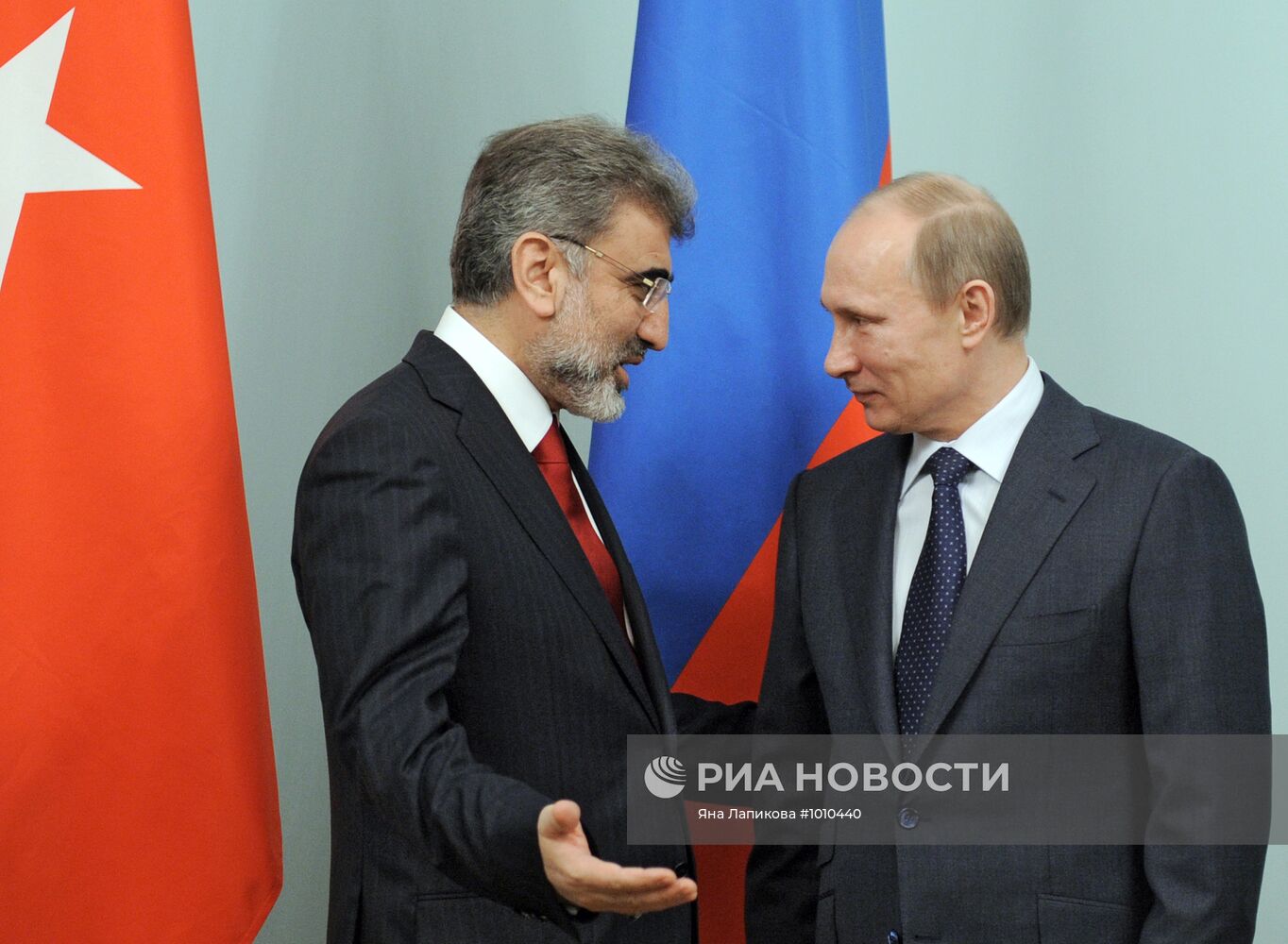 Встреча Владимира Путина с Танером Йылдызом в Москве