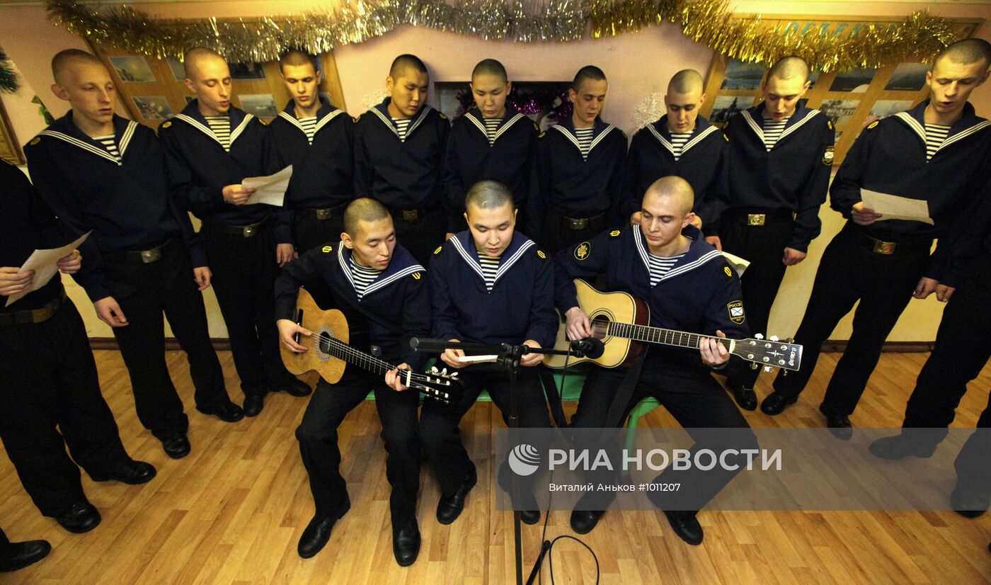 Встреча Нового года на гвардейском ракетном крейсере "Варяг"