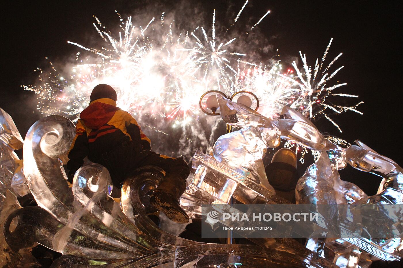 Празднование Нового года в Томске