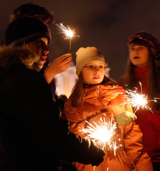 Празднование Нового года в Санкт-Петербурге
