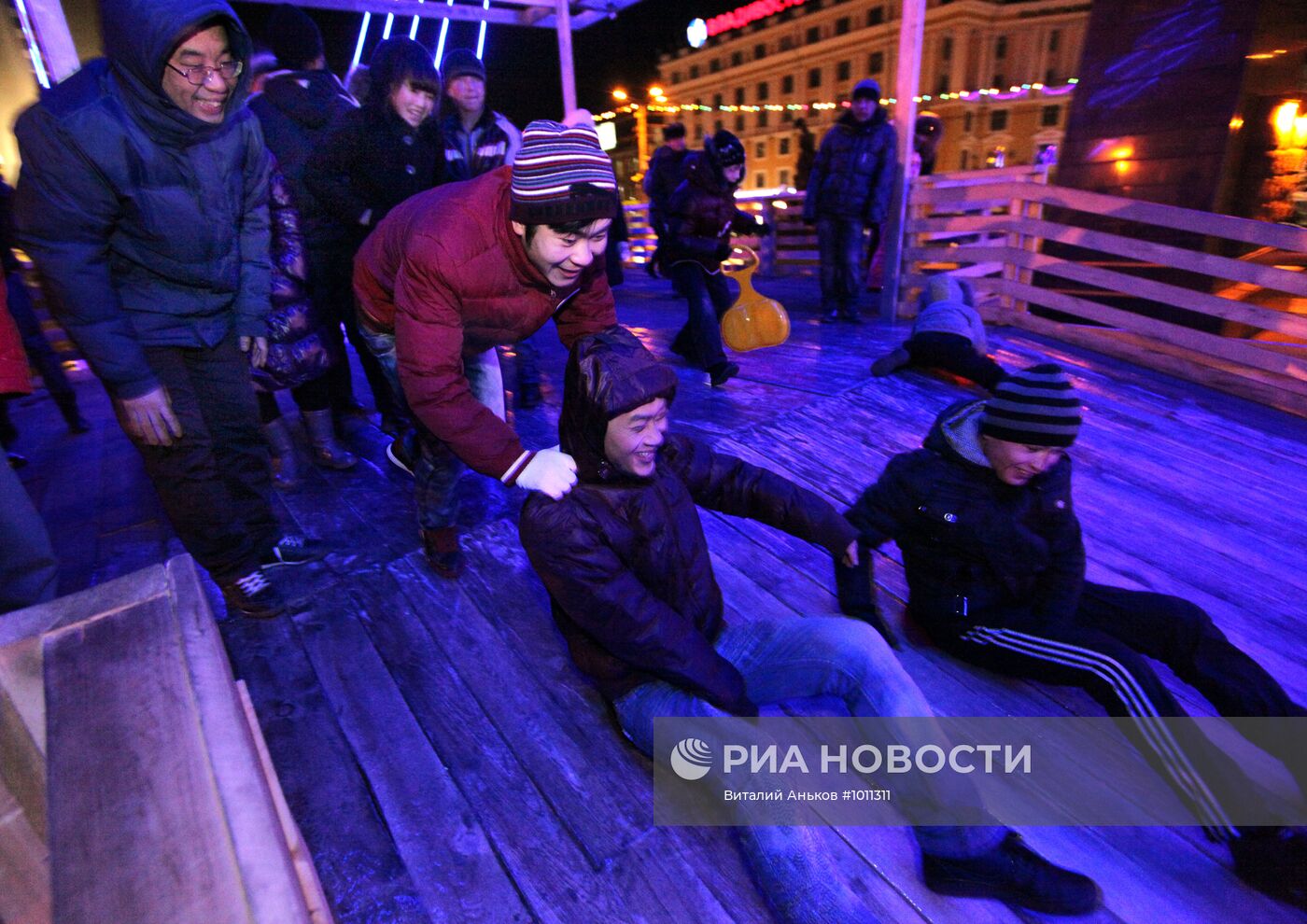 Празднование Нового года во Владивостоке